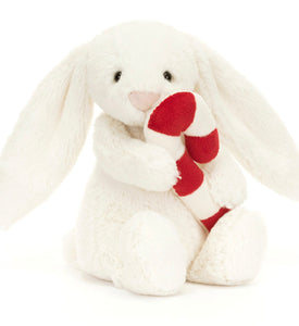 Bashful Bunny with Candy Cane