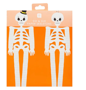 Sid & Sue paper skeletons