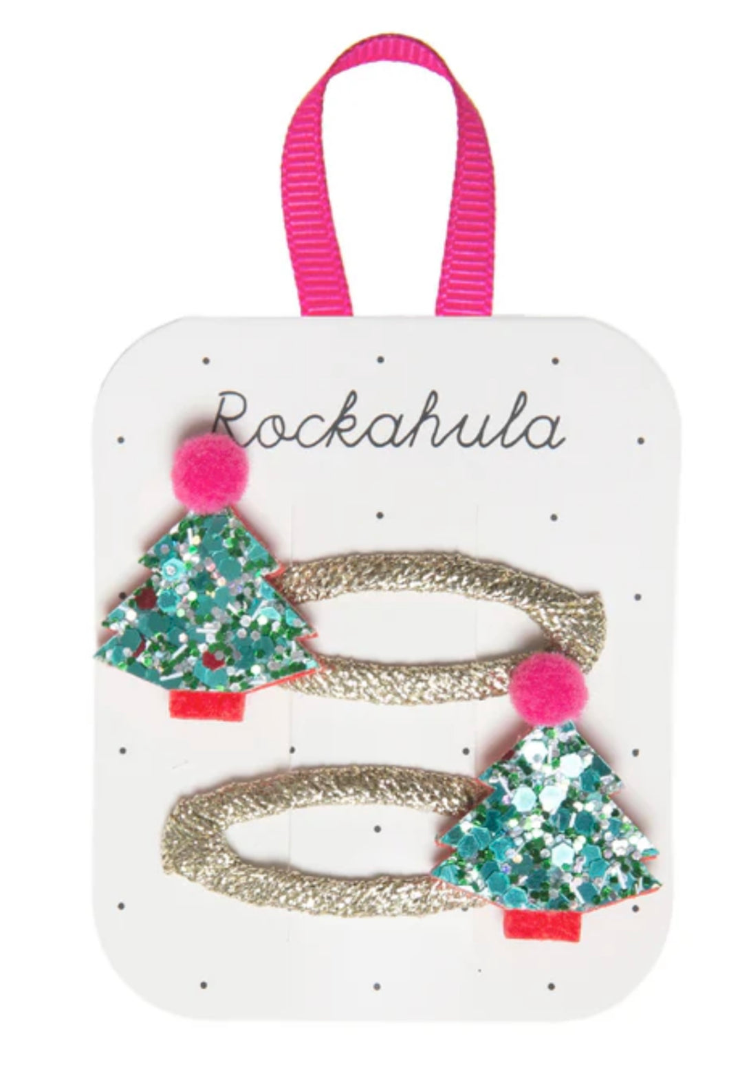 Christmas Tree Glitter Clips