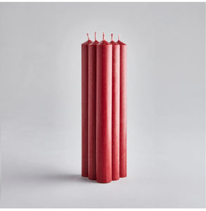 7/8 Red Dinner Candles Gift Pack